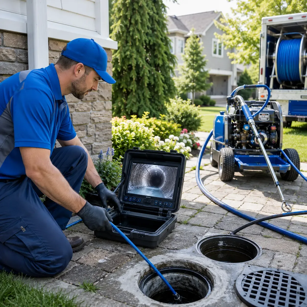 Outdoor drain cleaning professionals serving Russell, KY